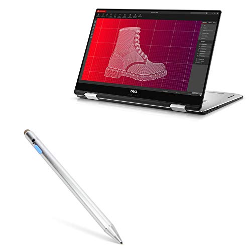 BoxWave Stylus Pen Compatible with Dell Precision 5530 - AccuPoint Active Stylus, Electronic Stylus with Ultra Fine Tip for Dell Precision 5530 - Metallic Silver