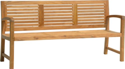 AquaTeak 6' Aqua Horizon Solid Teak Outdoor Bench