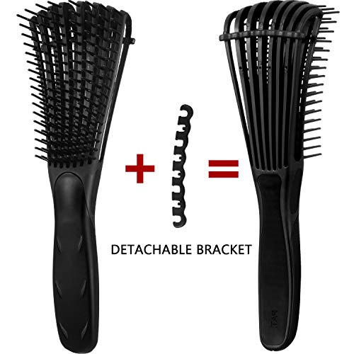 Boao BOAO-DETANGLING BRUSH-01 2 Pack Ez Detangler Brush For Curly, Afro Textured 3A To 4C Kinky Wavy Hair thumb #3