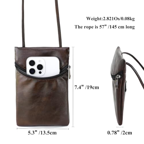 Image of Small Crossbody Women Cell Phone Purse Wallet Bag With Shoulder Strap