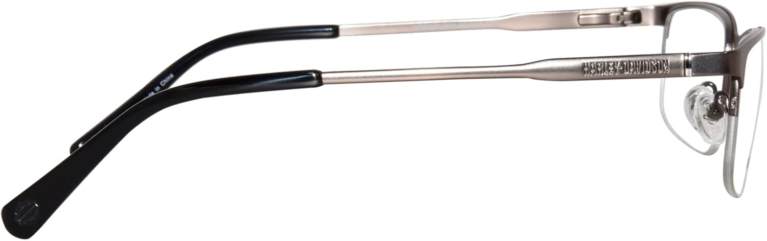 Harley Davidson Eyewear HD0759 Eyeglass Frames - Matte Gun Metal Frame, 56 mm Lens HD075956009