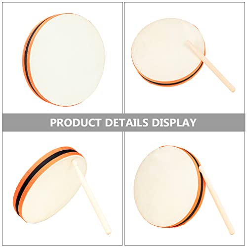 Kinderen Houten Hand Drum Set: Drum Speelgoed Met Drumstokken Educatief Baby Muzikaal Speelgoed Voor de Baby Kinderen… - Image 5