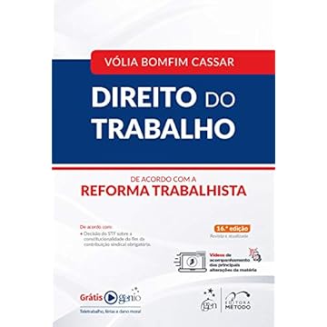 Capa do livro Direito do Trabalho - De acordo com a Reforma Trabalhista