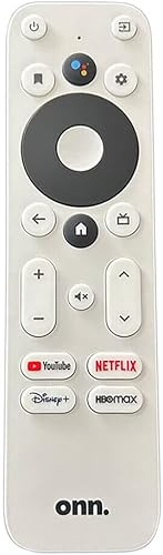 100026240 Control remoto por voz compatible con ONN Android TV 4K UHD Stick, ONN Google TV 4K Streaming Box, MECOOL MK2 Smart TV Box y MECOOL TV