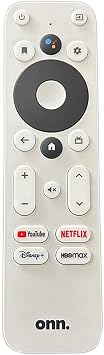 100026240 Voice Remote Control for ONN Android TV 4K UHD Stick, ONN Google TV 4K Streaming Box, MECOOL MK2 Smart TV Box, MECOOL TV Streaming Stick
