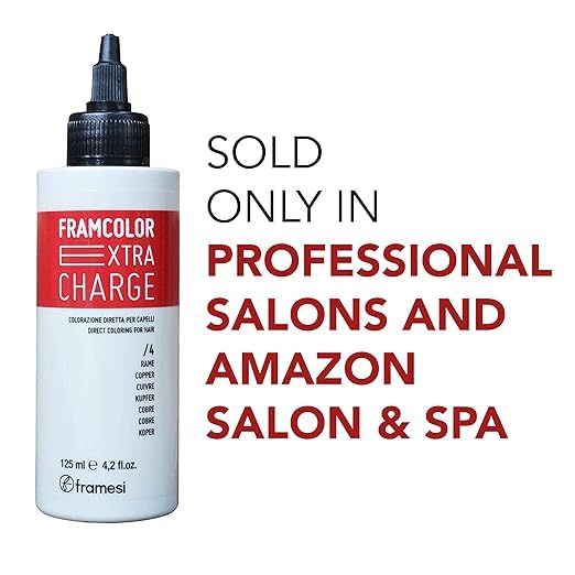 Framesi Framcolor Color Refreshing Hair Treatment | Light Brown Hair | Extra Charge Copper | Extra Charge Cinnamon | 4.2 fl oz