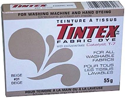 LOT OF 1 TINTEX FABRIC DYE BEIGE 31