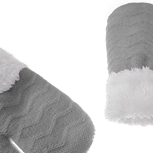 Chapéus de malha infantis quentes com abas de orelha, conjunto de gorros térmicos respiráveis para b