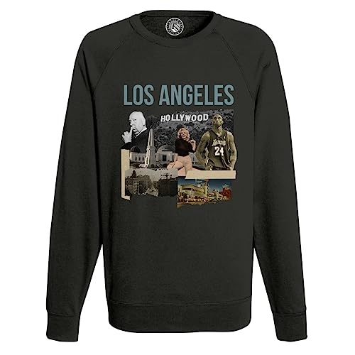 Sweat Los Angeles vintage au style collage américain