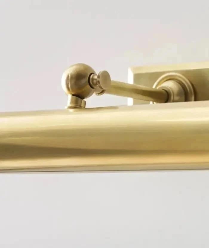 nauticaz Wall Lamp Picture Light Brass Vintage Adjustable Swing Arm Wall Sconce Picture Raw Brass Home Decor Light