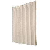 ユニベール 遮光ドレープカーテン フロスト アイボリー 幅100×丈200cm 1枚