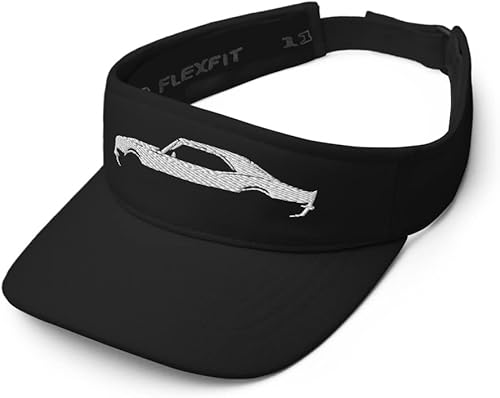 Miniatura 3 de 1969 Chevy Camaro SS RS American Muscle Car Visera bordada personalizada Negro