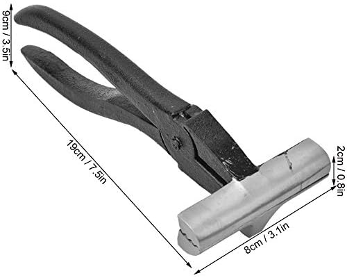 Miniatura 7 de Alicates de estiramiento de pintura al óleo, Alicates extra anchos de hierro fundido, mango negro, herramienta de mano de barra de ensanchamiento