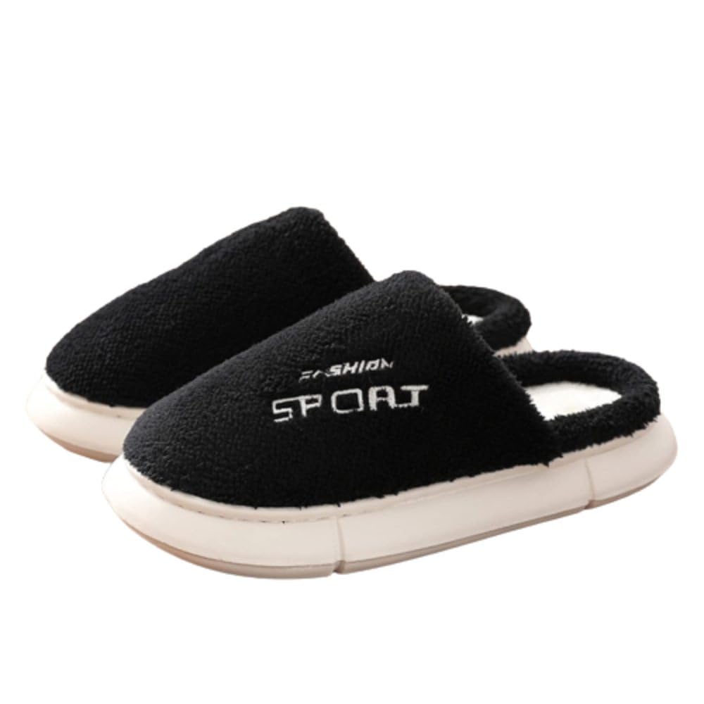 DRUNKEN Slippers For Unisex Winter Sandals Casual Flats Home Footwear Man Girls Sliders Flip Flops Chappals Ladies Clogs Sleeper Slides Stylish Ortho Soft Black - 8-9 Uk (B0CNNNXF42) Amazon Price History, Amazon Price Tracker