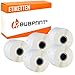 Produktbild Bubprint 5 Etiketten kompatibel als Ersatz für Dymo 11354 S0722540 für Labelwriter 310 320 330 400 450 Duo Twin Turbo 57 x 32 mm weiß white