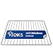 VIOKS Gitter Backofen Grillrost Edelstahl 447x365mm Ersatz für C00081578 Indesit 482000022702 Whirlpool Backofen Rost/Herd Grillrost Edelstahl Rechteckig - Kuchen Gitterrost für Backofen Whirlpool…