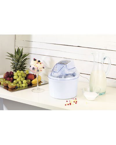 Rosenstein & Söhne Speiseeisbereiter: 4in1-Eismaschine EMA-300 mit LCD-Display, für 1,5 Liter Speiseeis, 7 W (Speiseeismaschine, Frozen Joghurt Maker, Softeismaschine) – Bild 4