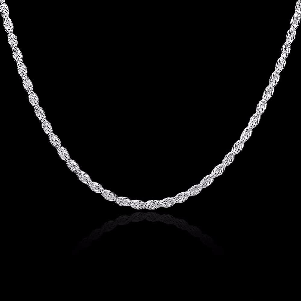 アクセサリー CTHY ORIGINAL CHAIN 4WAY NECKLACE FashionJunkie4Life 925 Sterling Silver Chain Necklaces - 16