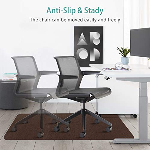 image for SALLOUS Office Chair Mat, Opaque Desk Chair Mat for Hardwood Floors, 0