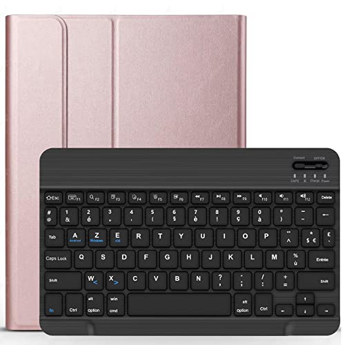 IPad Air 5 (2022) / Air 4 (2020) 10.9C`pL[{[hP[XAAZERTYtXASyz_[tCEBluetoothL[{[h,sN