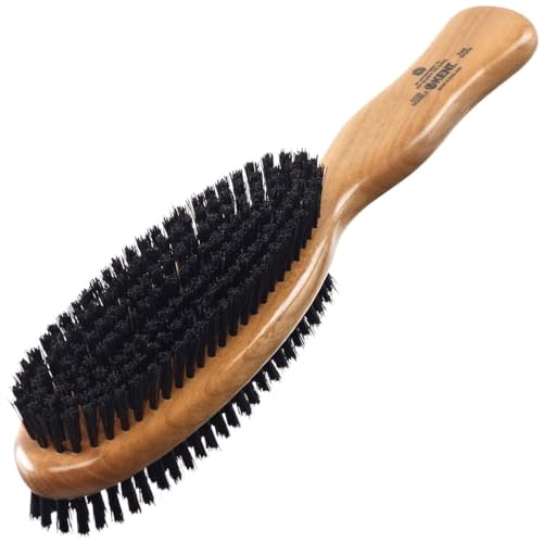 Kent Cc20 Cherry Wood Double-Sided Clothes Brush And Lint Remover For Cashmere, Wool, And Silk - Sweater Fuzz Remover, Suede Brush, And Lint Brush For Pet Hair