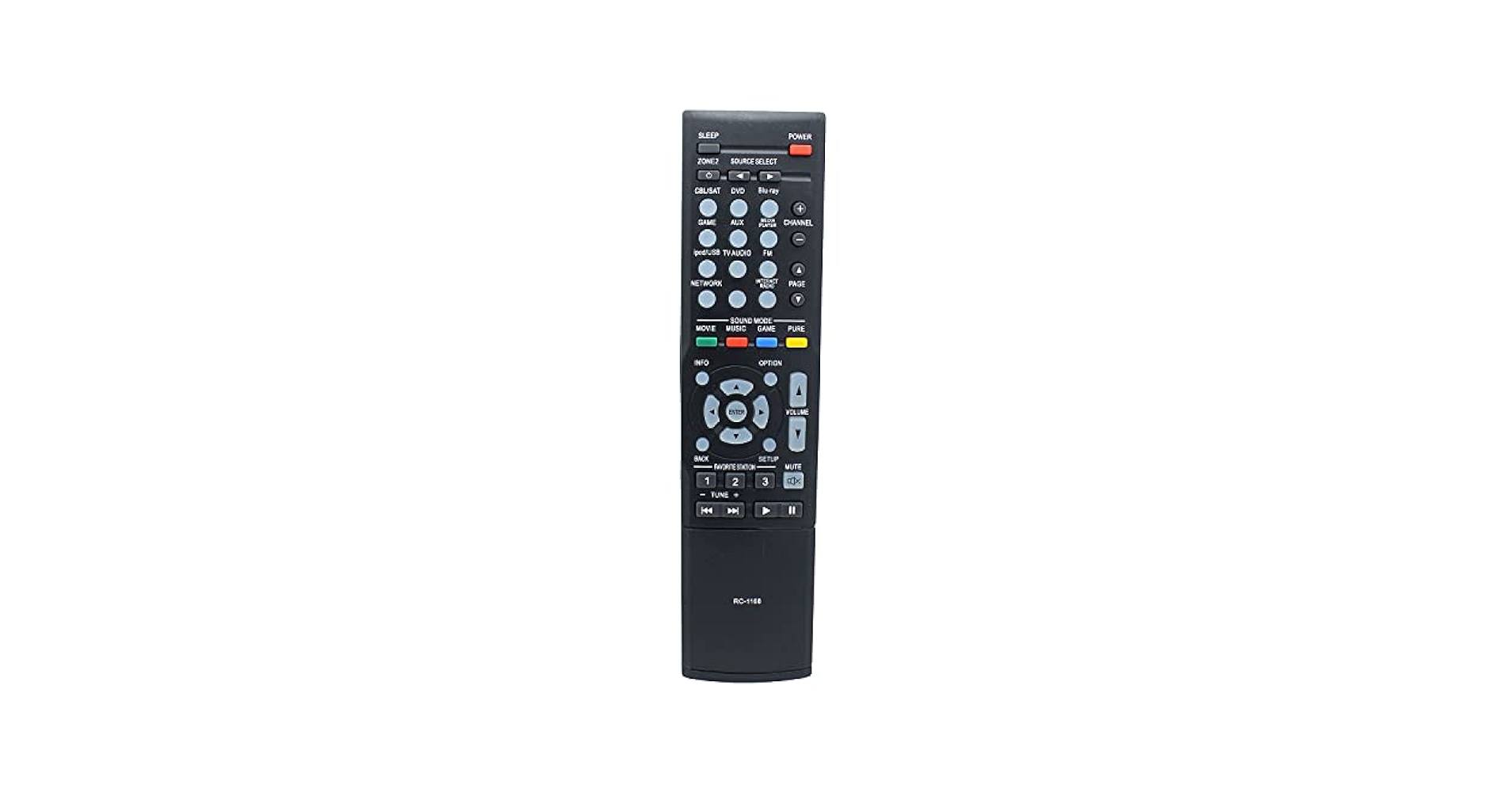 中古】【未使用】RC-1217 RC1217 交換用リモコン Denon