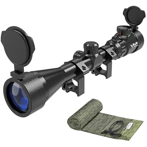 UUQ 3-9x40 Rifle Scope with Gun Sock Cover