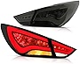 YUANZHENG LED Tail Lights Compatible for [Hyundai Sonata 6th Gen Sedan 2011 2012 2013 2014] Reverse Running Brake Turning Comprehensive Function，YAB-SNT-0209A (Smoke)