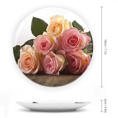 Plato Decorativo de Porcelana Bone China de 7 pulgadas miniatura 2