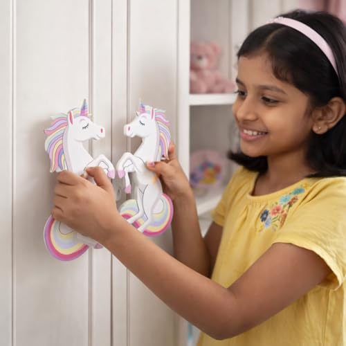 Image of Unicorn Premium Cupboard Handle /Drawer - Handcrafted Kids Room Hardware