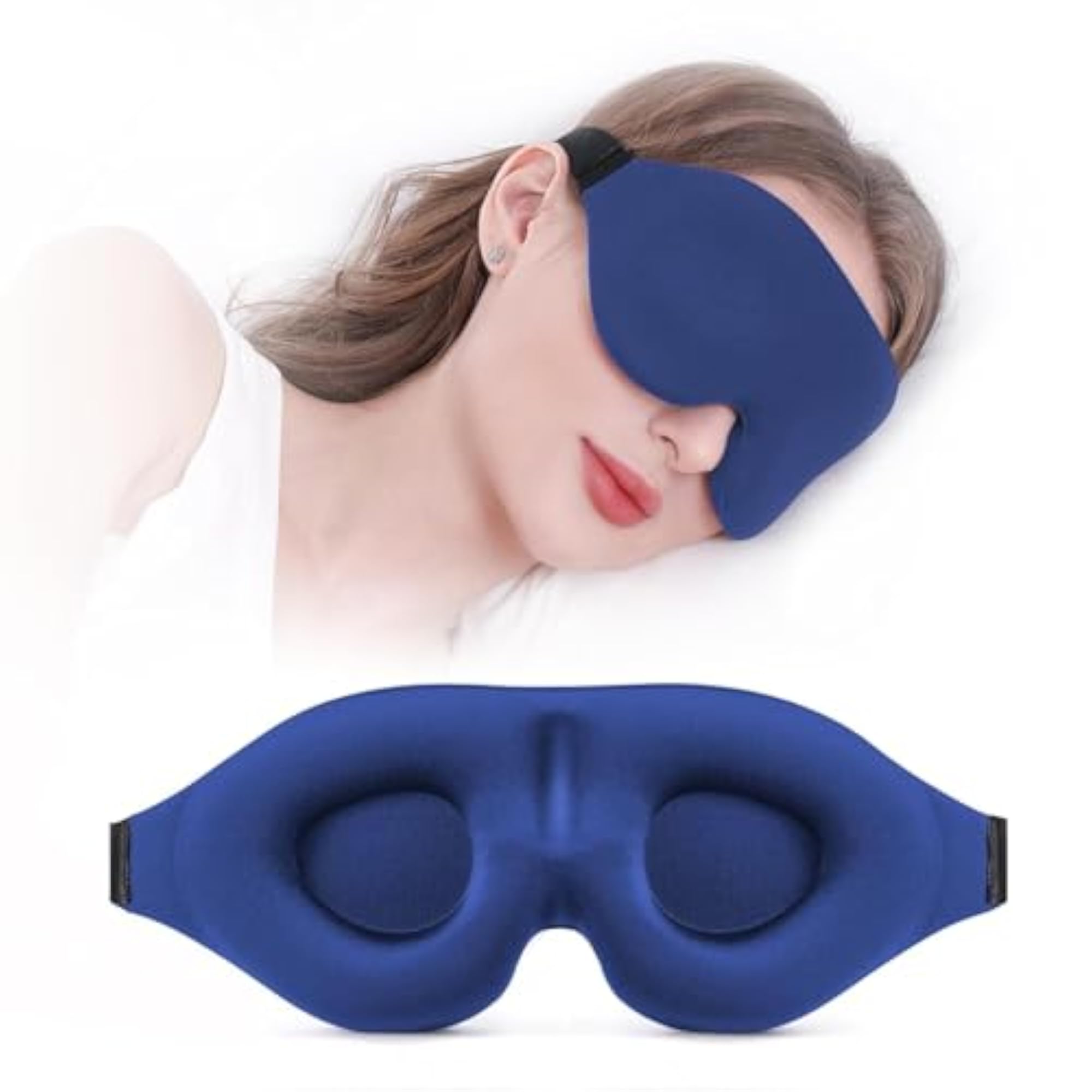 3D Contoured Sleep Eye Mask for Travel
