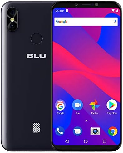 BLU Studio Mega 2018-6.0” HD Unlocked Smartphone with Dual Main Camera -Black