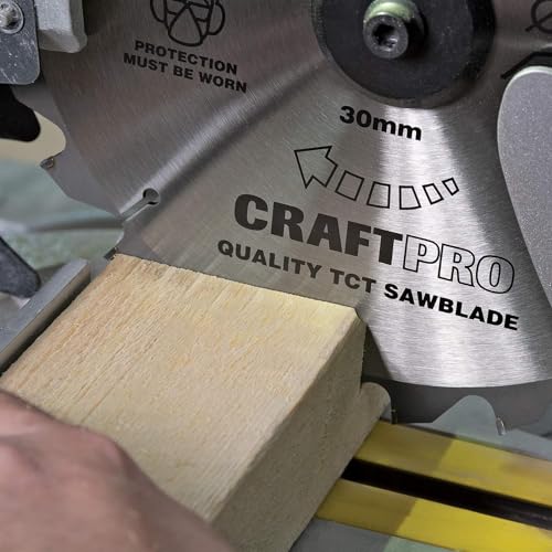 Trend Aluminium & Plastic Circular Saw Blade, 216mm Diameter, 30mm Bore, 64 Teeth, 2.8mm Kerf, -6° Hook, TCT - Image 4