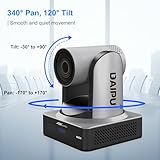 DAIPU PTZ Camera 4K 30X Optical Zoom NDI 60fps HDMI USB3.0 SDI LAN POE AI Auto Tracking NDI HX2 Certified Conference Room Camera for Church Worship Live Streaming Business Video Conference Zoom Skype - Image 5