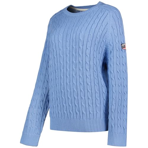 Superdry Para Mujer. W6110610A Jersey Slouchy Cable Knit Azul (Xl), Casual, AlgodóN - 2