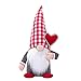 Gnome Gnome Gnome Handmade Festa della Mamma Decorazioni Cuore Della Bambola senza volto Peluche Elfo Dwarf Dwarf Bambola Ornamento decorazione regalo per casa Casa
