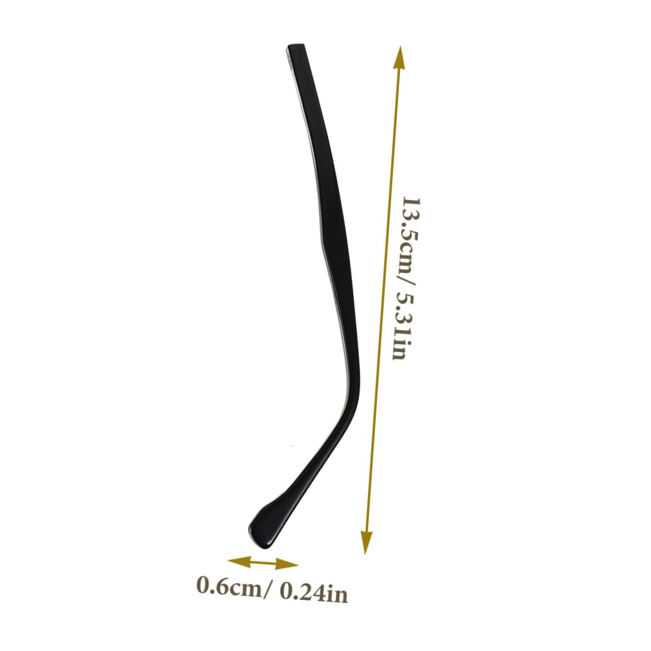 NOLITOY 2 Pair Glasses Arm Replacement Universal Eyeglasses Temple Easy Install