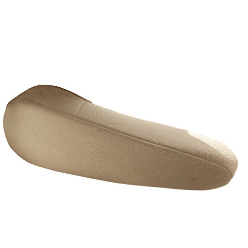 Image of FH Group Flat Cloth Fabric Beige Armrest Cover Semi-Universal Fit, One Pair Beige
