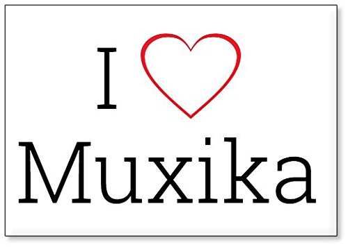 I Love Muxika, Fridge Magnet (Design 3)