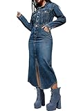 vestido vaquero zara tirantes Contenido del paquete: 1 * vestido vaquero largo mujer (tenga en cuenta que el tamaño aquí es el tamaño de la UE)
