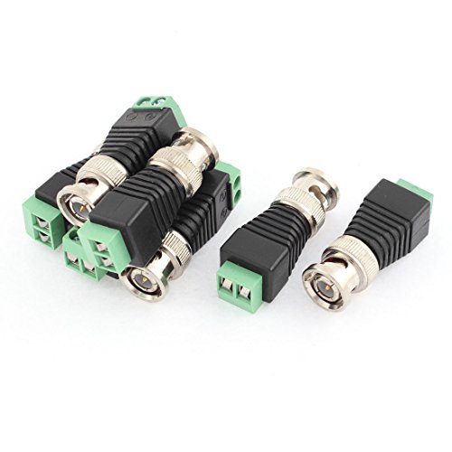 Image of INVENTO 1Pcs DC Male BNC Connector to Screw Terminal Connector Coaxial Cat5 For CCTV Camera, Video Adaptor, DC Connections, DIY Projects
