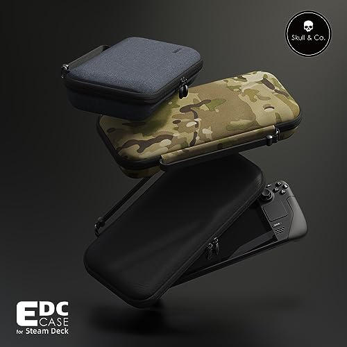 Image of Skull & Co. EDC Case: Slim Carrying Case for Steam Deck- Denim