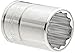 Williams JHW30613 1/4-Inch Drive Shallow 12-Point Socket, 13mm