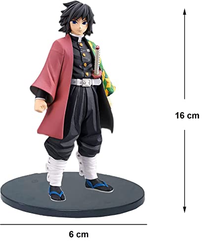 Image of Awestuffs Action Figure Limited Edition for Car Dashboard, Decoration, Cake, Office Desk & Study Table (Giyu D Slayer)