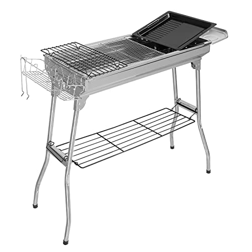 AH / SD MAKE SOME NOISE T CHARCOAL サイズＬ Amazon.com: Portable Charcoal Grill and Smoker, Foldable
