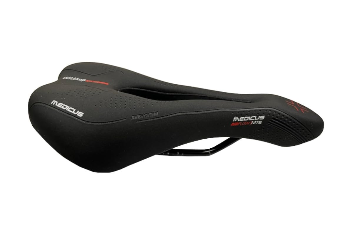 Medicus AirSystem Fahrradsattel für Rennrad Mountainbike MTB Fahrradsitz Radsitz mit Memoryfoam Sport & Freizeit