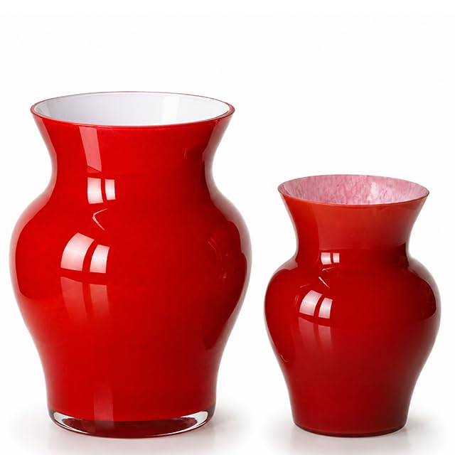 Paul Nagel Vaso Viola grande decorativo interno, rosso