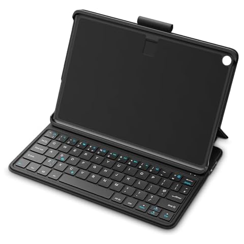 FINTIE Bluetooth Keyboard Case for Fire HD 10 Cover