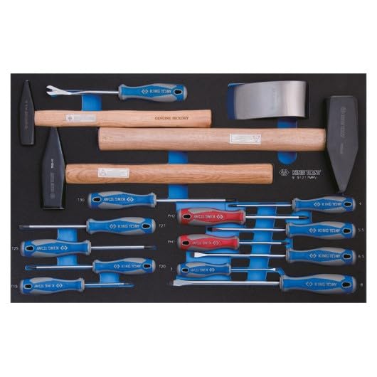 Module Foam + PP Screwdrivers and Bump Tools 17 Pieces, Multicoloured