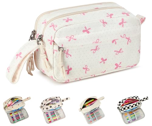 Image of Bluboon Big Capacity Pencil Case Pencil Pouch Pen Case School Supplies Cute Pencil Box Pencil Bag for Teen Girls Boys Women Man